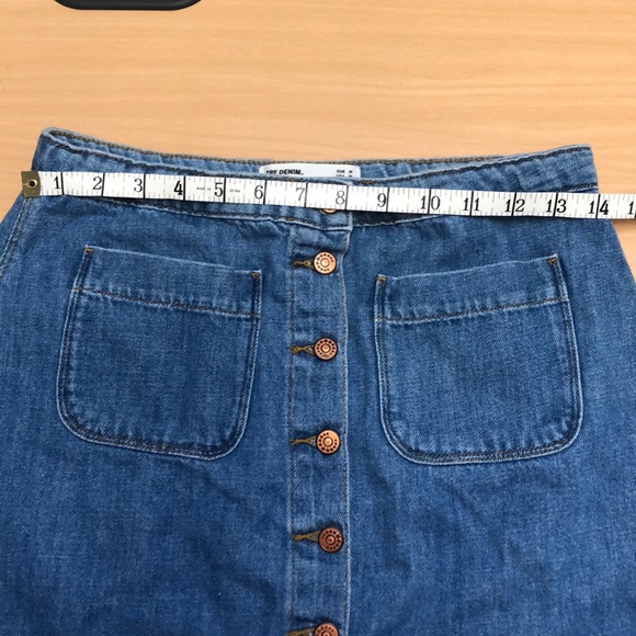 !LAST DAY! Zara denim skirt | sz M - Picture 3 of 5